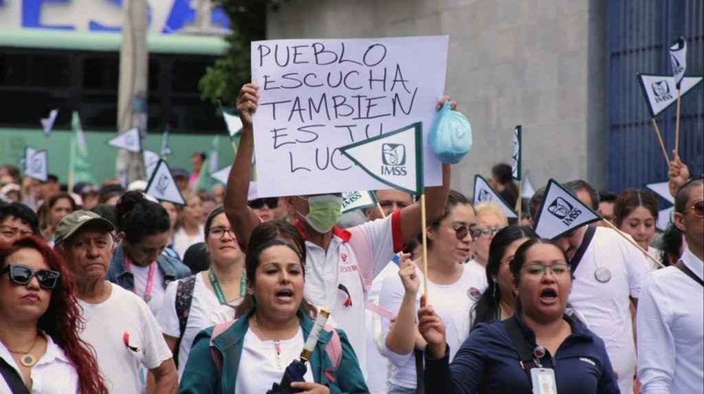 Solidaridad con los trabajadores del IMSS